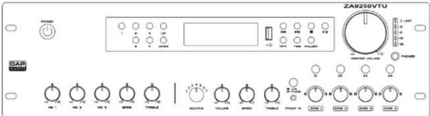 DAP-Audio ZA-9250VTU - Le contenu expédié comprend : - 1