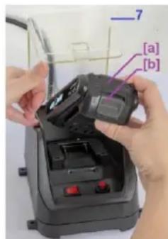 RIBIMEX Ribiland PRBAT20/PVCSB - To insert and remove the battery (Fig.3) - 1