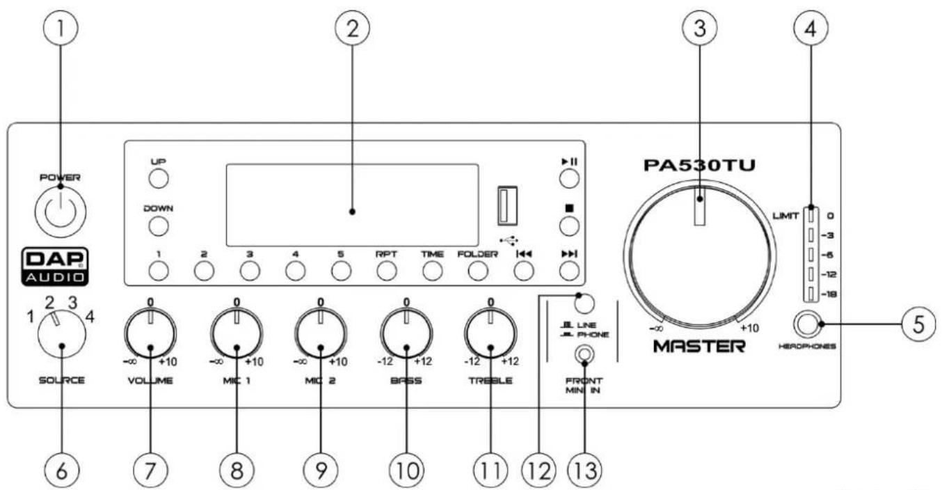 DAP-Audio PA-530TU - Général - 1