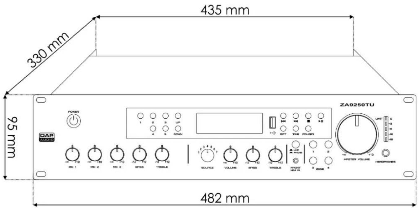 DAP-Audio ZA-9250TU - Général - 2