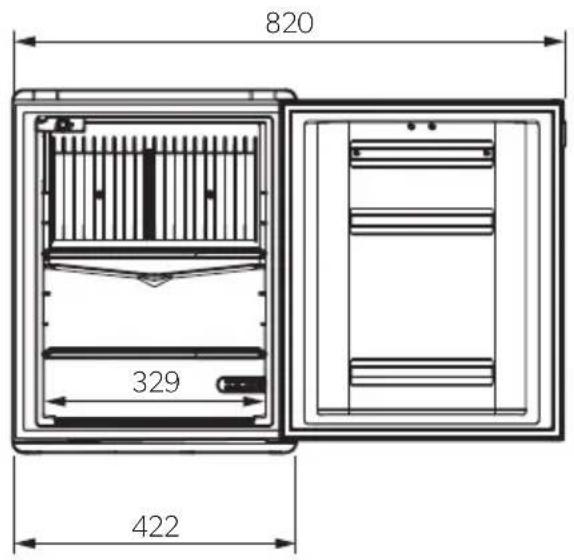 DOMETIC DS 400BL - Mini-Kühlschrank - 6