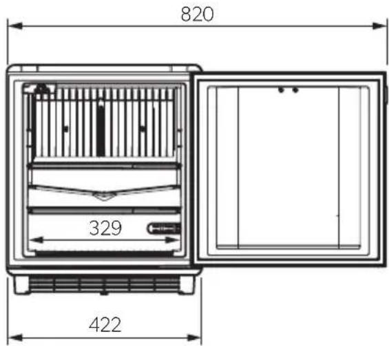 DOMETIC DS 400BL - Mini-Kühlschrank - 4