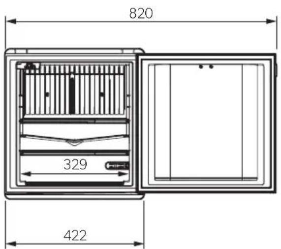 DOMETIC DS 400BL - Mini-Kühlschrank - 2