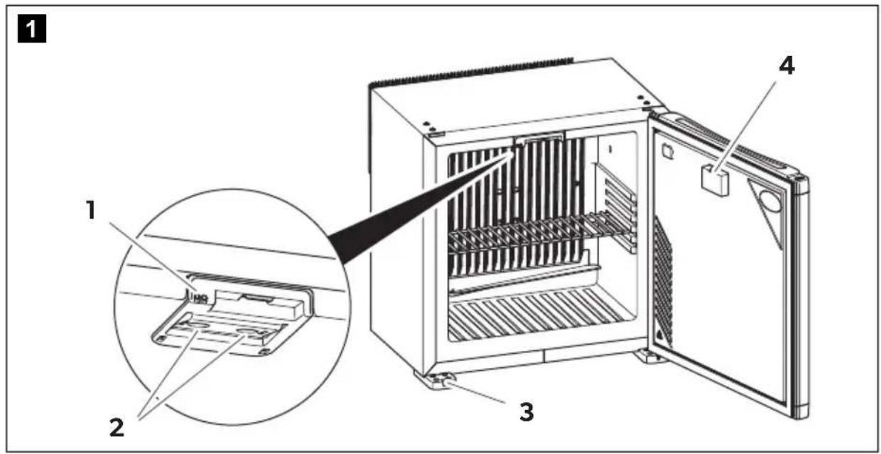 DOMETIC RH418NTEG - DE Minibar - 1