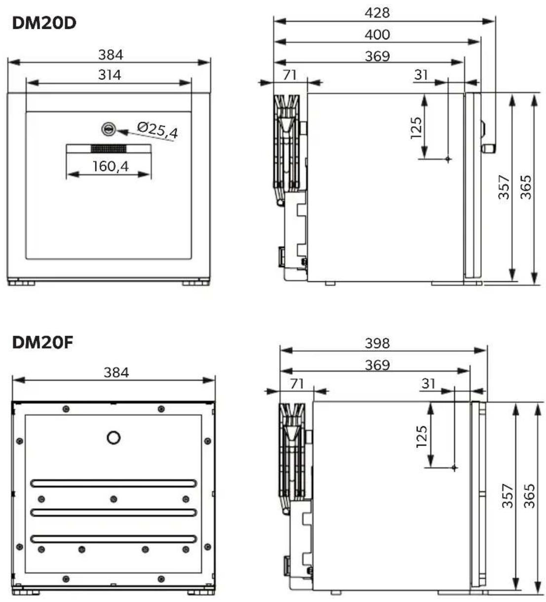 DOMETIC DM20F - Schubfach-Minibar - 15