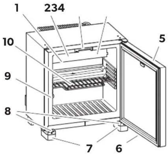 DOMETIC RH429 LDAG - Minibar - 1