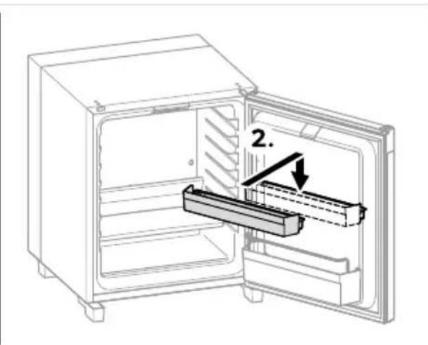 DOMETIC HiPro Care A30SBI - Colocacion de la repisa de puerta - 2