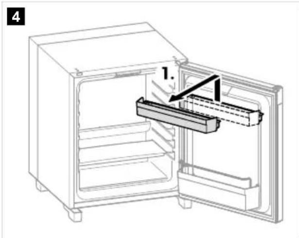 DOMETIC HiPro Care A30SBI - Türablage positionieren - 1