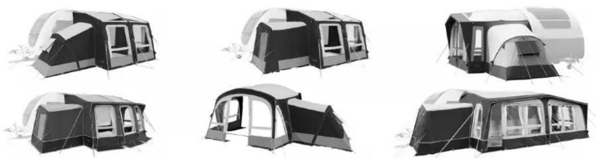 DOMETIC Mobil AIR Pro Annexe - TENTS &amp; EQUIPMENT AWNING EXTENSIONS - 1