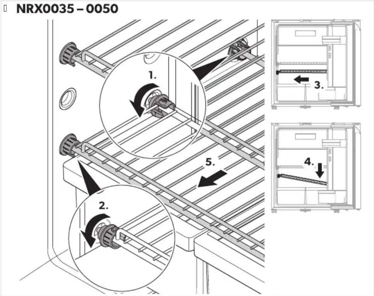 DOMETIC NRX 60S - Režimo FREEZER naudojimas - 2