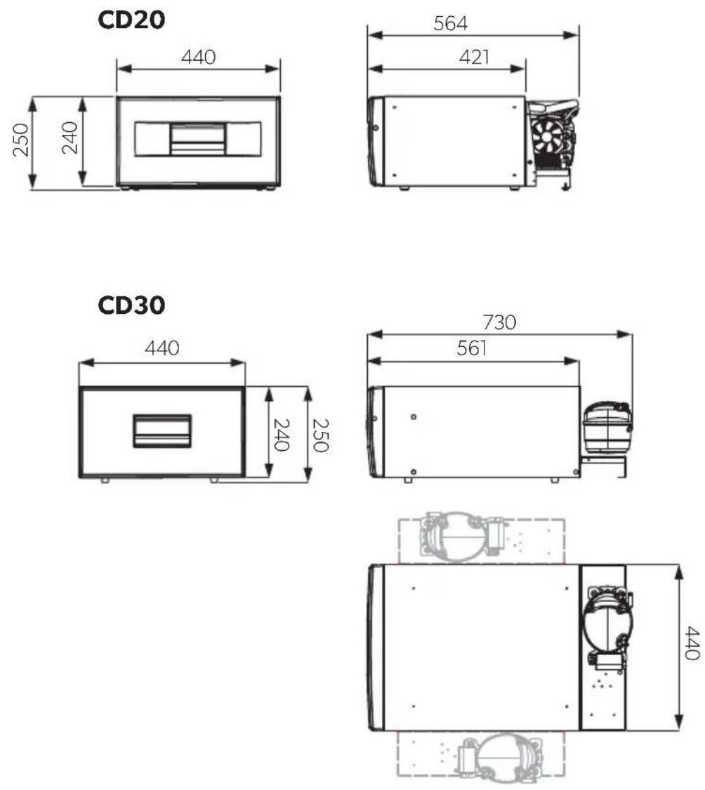 DOMETIC CoolMatic CD 20S - EN Drawer Fridge - 1