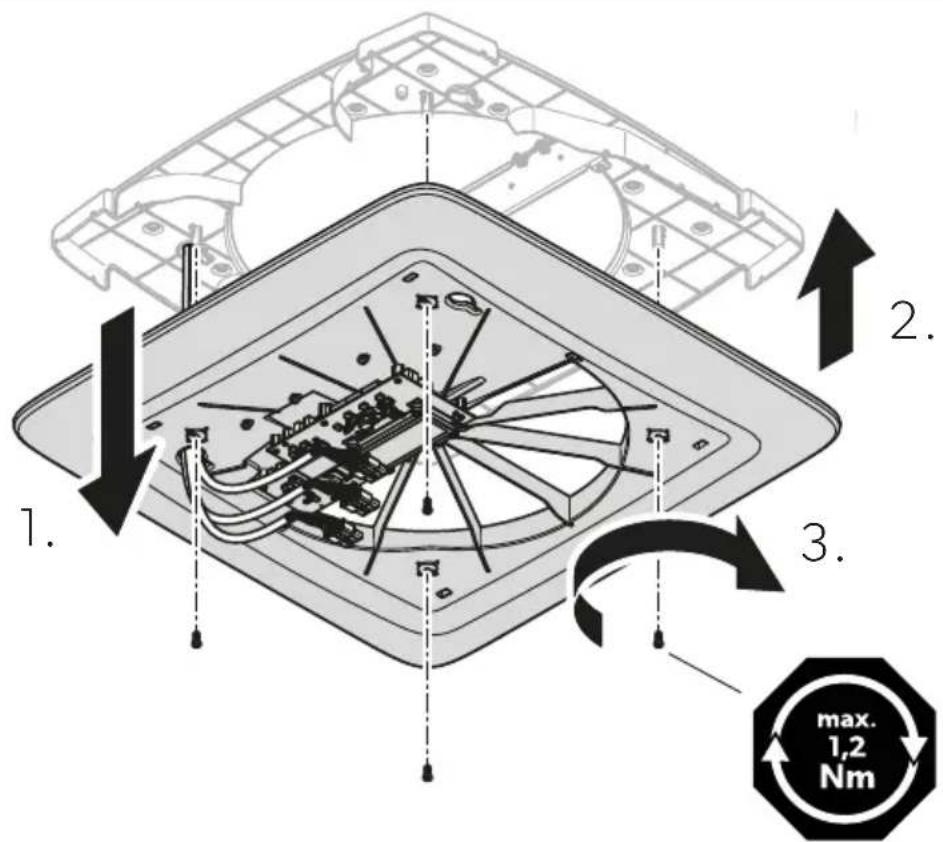 DOMETIC ACC3100D - Монтиране на вътрешния капак - 1