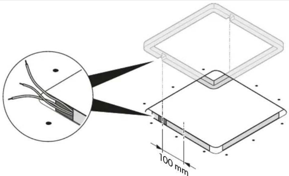 DOMETIC ACC3100D - Laying the connecting cables - 1