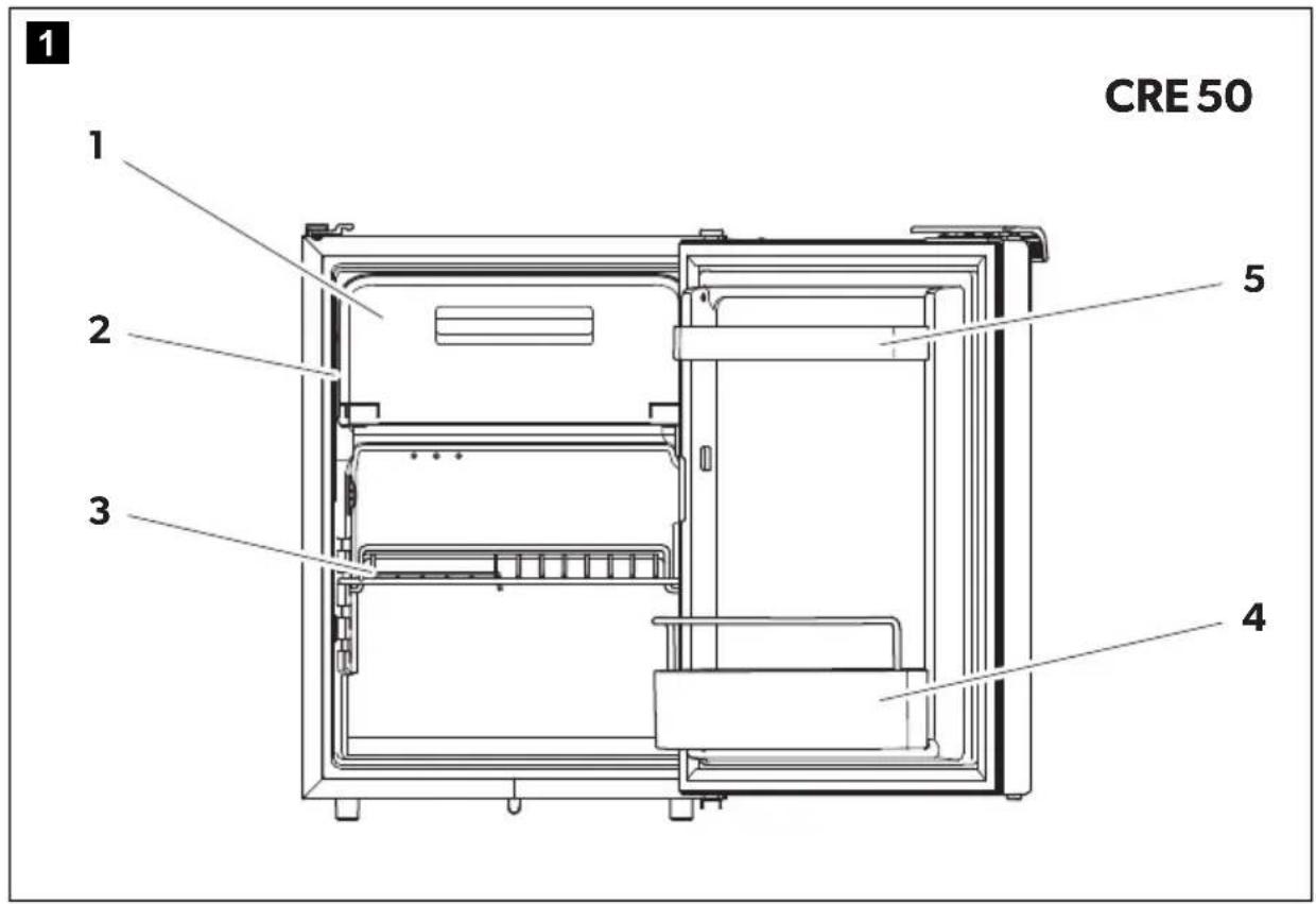DOMETIC CRE 80E - Compressor refrigerator - 1