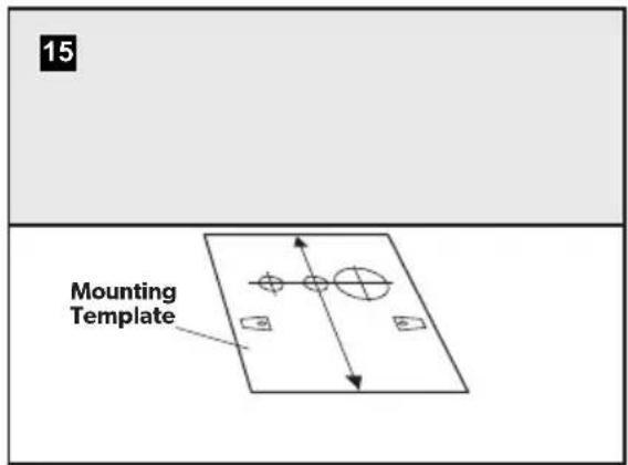 DOMETIC MasterFlush 8743 - Installing the toilet with through-the-floor connections - 1