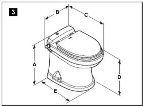 DOMETIC MasterFlush MF 8989 - Dimensions - 3