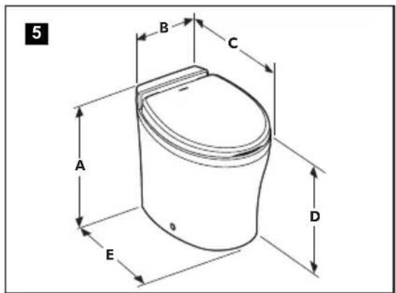 DOMETIC MasterFlush MF 8989 - Dimensions - 5