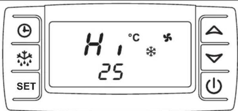 DOMETIC Frigo EVAP404A - Gemeten maximumtemperatuur weergeven - 1