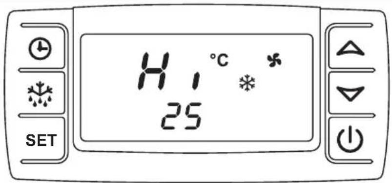 DOMETIC Frigo EVAP404A - Zobrazenie maximálnej nameranej teploty - 1