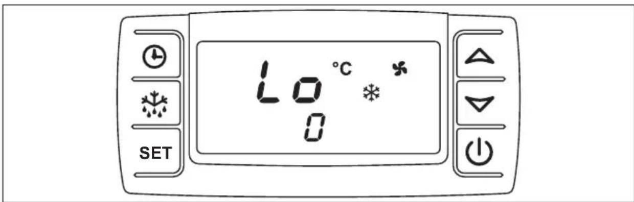 DOMETIC Frigo EVP134A - Displaying the measured minimum temperature - 1