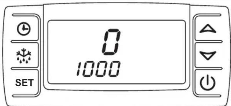 DOMETIC Frigo EVP134A - Zobrazení uplynulých provozních hodin - 1