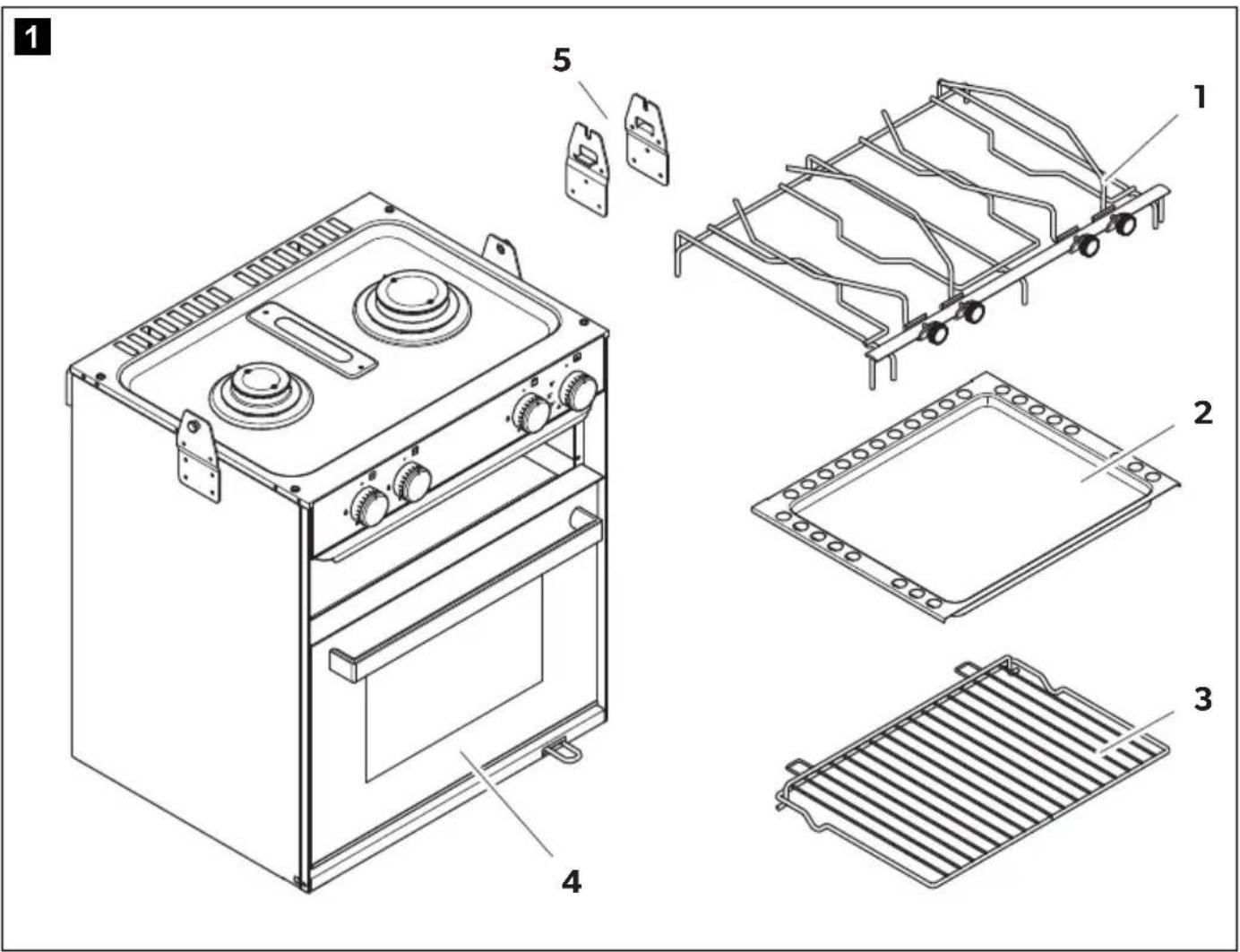 DOMETIC SunLight - Cooktop and gas oven - 1