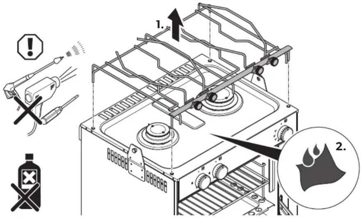 DOMETIC SunLight - Cooktop and gas oven - 35