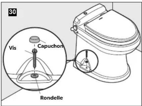 30 Vis Capuchon Rondelle