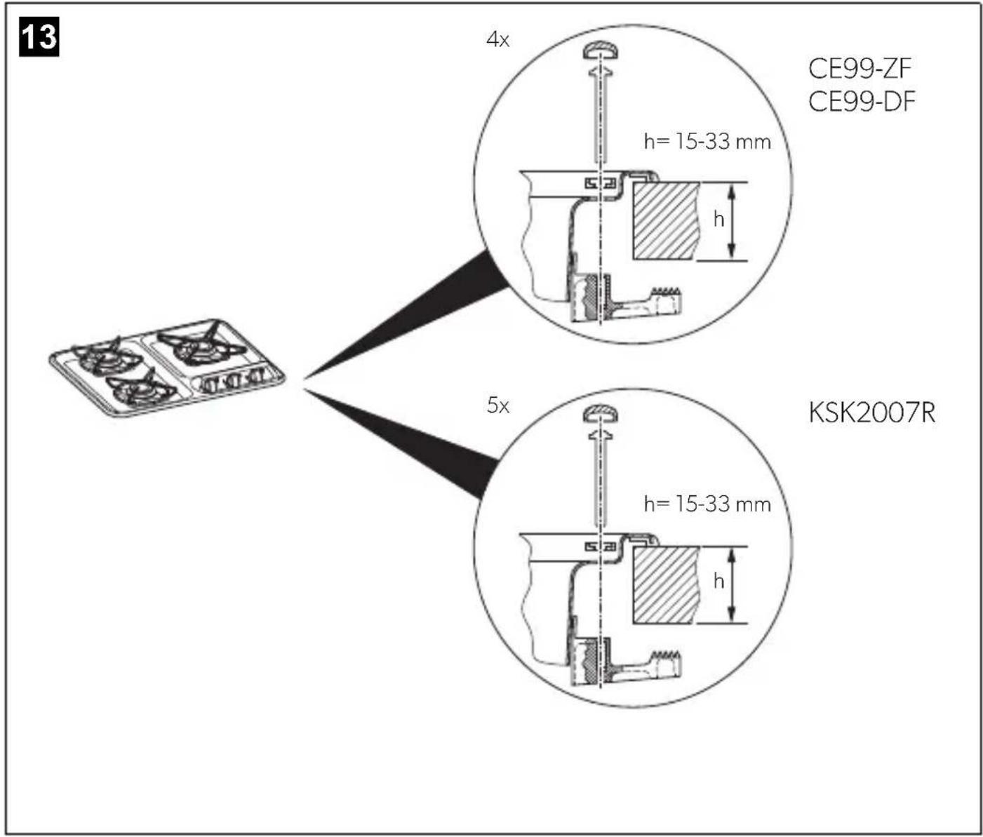 DOMETIC MO 9722R - Cooktops and combinations - 25