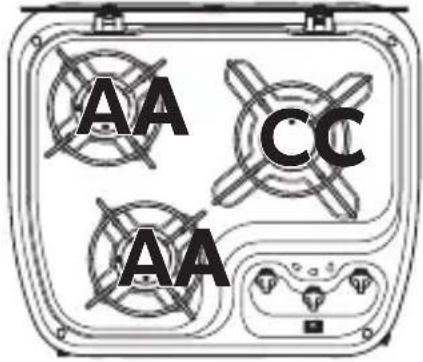 DOMETIC HBG 3440 - Cooktops and combinations - 39