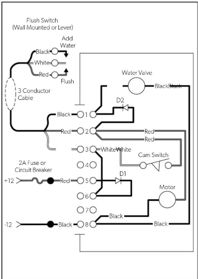 DOMETIC 4410 - Wiring Diagram - 1