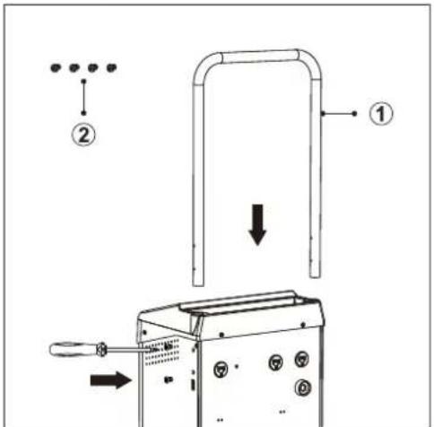 VOLTCRAFT VC-WL 60/200 - Assemble handle - 1