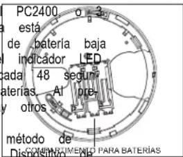 DSC PG9936 - Instalación y reemplazo de batería - 1