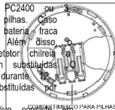 DSC PG9936 - Instalação e substituição da bateria - 1