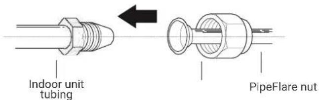 HTW IX21D5 - INSTRUCTIONS FOR CONNECTING PIPING TO INDOOR UNIT - 1