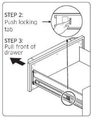 Dacor DWR30U900WP/DA - Removing the Printer - 1