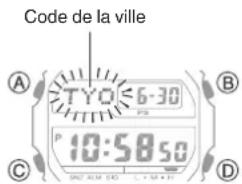 CASIO G-Shock GX-56 - - Réglage de la durée de l'éclairage - 1