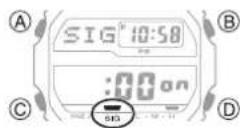 CASIO G-Shock GX-56 - Configuration du réglage du signal sonore horaire - 2
