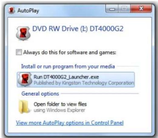 KINGSTON DataTraveler 4000 G2 - Setup (Windows Environment) - 4