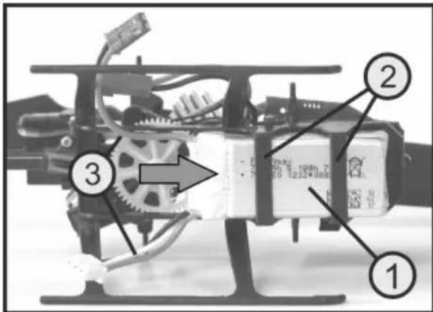 Reely Bigfox - d) Mise en place de l'accu de propulsion - 1