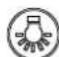 Linarie Caledonia RAHID50BG - Timer Button - 1