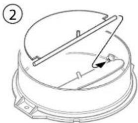 Linarie Caledonia RAHID50BG - Mounting of V-flap - 4
