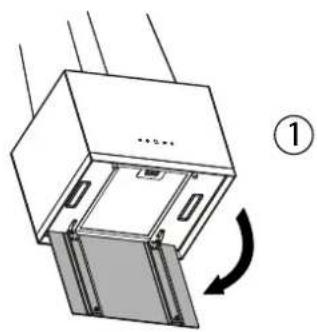 Linarie Caledonia RAHID50BG - Installing and replacing the activated charcoal filter - 1