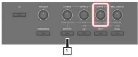 ROLAND RD-08 - Ajout d'ampleur au son (CHORUS/DELAY) - 1