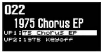 022 1975 Chorus EP UP1:75 Chorus EP UP2:1975 KEYOFF
