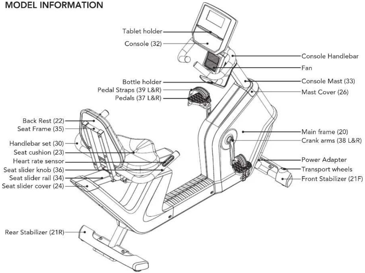 Horizon Fitness 5.0R - WARNING - 3