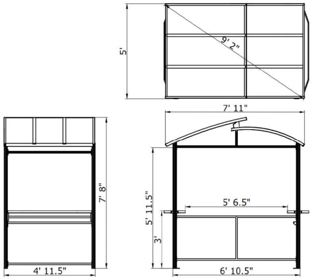 Gazebo Penguin 436586-22 - Étape 6: - 44