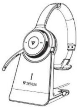 V7 HB605M - Uso del supporto di ricarica - 1