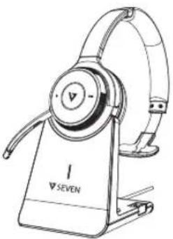 V7 HB605M - Uso de la base de carga - 1