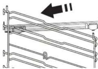 BAUKNECHT HI5 EP8VS2 ES - REMOVING AND REFITTING THE SHELF GUIDES - 1